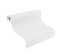 Rasch Papier peint non tissé blanc 127300 avec structure tressée à peindre, 10,05 m x 0,53 m