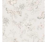 Rasch Papier peint non tissé brillant avec de grandes fleurs roses, blanches et vertes de la collection Sophia 10,05 m x 0,53 m (L x l)