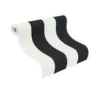 Rasch | 286694 | Papier peint en papier | Rayures | 0.53 x 10.05 m | Blanc