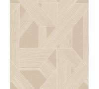 Rasch SCHÖNER WOHNEN-Kollektion XXL LINES 366792 Papier peint photo avec motif géométrique Beige 3 x 2,65 m