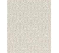 Rasch Selection 810226 Papier peint intissé avec ornements en relief marron et blanc de la collection 10,05 x 0,53 m (L x l)