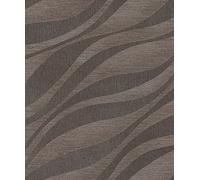 Rasch Sky Lounge 608007 Papier peint intissé Gris foncé avec vagues et effet changeant