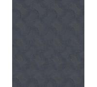 Rasch Sky Lounge 608113 Papier peint intissé uni Bleu foncé avec motif graphique et effet métallique changeant