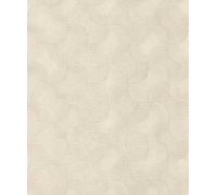 Rasch Sky Lounge 608137 Papier peint intissé uni Beige avec motif graphique et effet métallique changeant