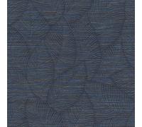 Rasch Symphony 866803 Papier peint intissé Motif feuilles Bleu foncé 10,05 m x 0,53 m