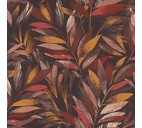 Rasch Symphony 867633 Papier peint intissé avec feuilles rouges, jaunes et marron 10,05 x 0,53 m (L x l)