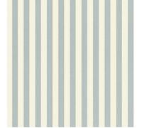 Rasch Trianon XIII 570328 Intissé Papier peint Rayures 0.53 x 10.05 m blanc bleu
