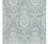 Rasch Trianon XIII 570830 Intissé Papier peint Baroque 0.53 x 10.05 m blanc bleu