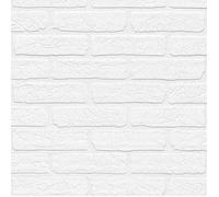 Rasch Wallton 150100 Papier peint intissé Teinte unie Uni 10.05x0.53 m Blanc