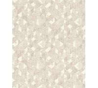 Rasch Welcome Home 654226 Papier peint intissé clair avec motif géométrique beige 3D
