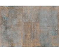 Rasch WTD 364194 Papier peint photo non tissé avec aspect métal gris et marron rouille 3 m x 4,24 m
