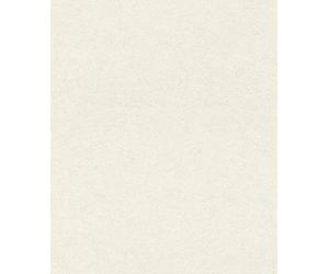 Rasch WTD 699845 Papier peint non tissé uni Effet plâtre léger Aspect béton Blanc crème