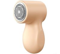 Rase Bouloche Électrique Rechargeable 3 Vitesses pour Pulls et Canapés - Éliminateur de Peluches avec Lames Acier(Beige)