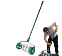 Rasenbelüfter, Rasenbelüfter-Werkzeug, Hochleistungs-Spikes-Belüftungswerkzeug, Rasenbelüfter, Garten-Push-Belüfter-Werkzeuge, Rasenbelüftungsmaschine für Garten, Hof