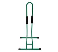 RASENFREUND Support de vélo Easy Racin Green - Jusqu'à 6 cm - Support de rangement pour vélo jusqu'à 29" - Pieds antidérapants - Support pour vélos/vélo électrique/support d'entretien
