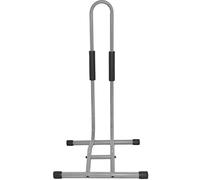 RASENFREUND Support pour vélo Easy - Gris - Jusqu'à 6 cm - Taille de vélo jusqu'à 29" - Pieds antidérapants - Support pour vélos/vélo électrique/support de maintenance