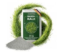 RasenHerz Chaux pour gazon 25 kg Pour un gazon dense et vert Entretien du gazon, Amendement du sol, Nutriments, Diabase petigi