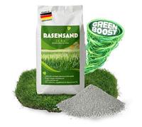 RasenHerz, Sable pour gazon 25 kg pour 100 m² Pour un gazon dense et vert Entretien du gazon, Amendement du sol, Nutriments, Diabas petigi