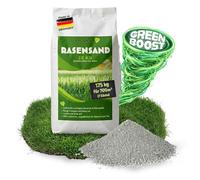 RasenHerz Sable pour gazon Pour un gazon dense et vert petigi | 175 kg pour 700 m², Amendement du sol, Nutriments, Diabas, Entretien du gazon