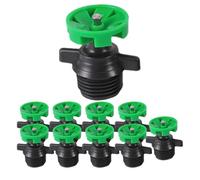 Rasensprinklerköpfe, Gartensprinkler - 10 Stück Rasen- und Gartensprinkler | Schlauchkopfsprüher,360-Grad-Rotations-Gartensprüher für die Rasen- und Hofbewässerung | Gartenbewässerung