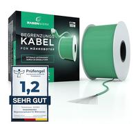 RASENWERK - Câble de délimitation universel de 100 m pour robot tondeuse - Fil de délimitation pour tondeuse à gazon - Fil en cuivre étamé - Accessoires robot à gazon - Diamètre 2,7 mm - 100 m
