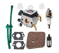 raseparter Carburateur de rechange pour débroussailleuse Stihl FS38 FS55 FS55R FS55RC KM55 HL45 KM55R avec kit de conduite de carburant