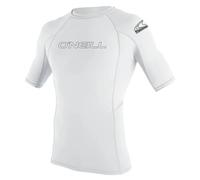 O'Neill Rashguard Basic Skins Crew S/S Homme néoprène manches courtes blanc L