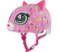 Raskullz Fit System-Casque pour Enfants Pink-Unisize 48-52 cm, Jeunesse Unisexe, Astro Cat Rose