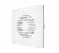RASMACOR Extracteur d'air Ventilateur 15 W A+ Ultra silencieux (36 dB) Faible consommation (15 W) Valve anti-moustiquaire intégrée Débit : 180 m3/h Extra-plat Salle de bain, plafond, mur