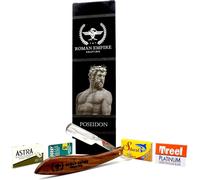 Rasoir À Barbe Poseidon Avec Set De 20 Lames (Astra-Derby-Shark-Treet)