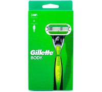 Rasoir à cartouche - Gillette - Multicolore - 3 lames - Acier allié - Manche plastique