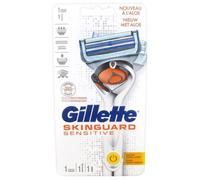 Rasoir à Recharge de Lames - GILLETTE - Skinguard Sensitive - Aloe - Peaux Sensibles - Homme