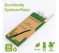 Rasoir À Sourcils En Paille De Blé Pour Femmes,Rasoir Pour Dermaplane Facial,Outil De Dermaplanage Biodégradable Avec Couvercle De Précision,12 Pièces/Boîte.