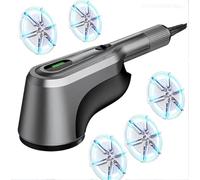 Rasoir À Tissu 60 W, Puissance 10 000 Tours par Minute, Grand Dissolvant de Peluches Rechargeable, Rasoir À Tissu Électrique avec 5 Lames Supplémentaires