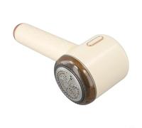 Rasoir à tissu rechargeable avec tête de coupe à 6 feuilles en acier inoxydable, cylindre anti-peluches collant et bac de rangement amovible - Éliminateur de peluches sans fil pour la transpiration