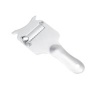 Rasoir à trancher les truffes au chocolat et au fromage à lame réglable en acier inoxydable pour gadgets de cuisine, pâtisserie, desserts, boissons au café, argent 20,5 x 8,8 x