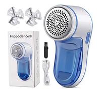 Rasoir Anti Bouloche,Anti Bouloche Vetement de USB Rechargeable Portable,Machine a Bouloche pour Chandails/Vêtements/Rideaux/Tapis,2* Lame de Rechange Bleu