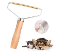 Rasoir Anti Bouloche Manuel, Brosse Anti Poils Chien Chat Animaux,Nettoyeur de Peluche,Coupe Bouloche,Bouloche Appareil,Nettoyeur de Peluche Et Poil pour Vêtements,CanapéS,Tapis,Lit Wood Color