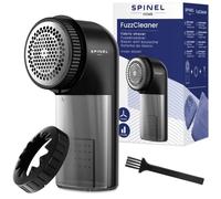 Spinel Rasoir FuzzCleaner, anti-bouloches, 2 modes de fonctionnement, capuchon réglable, noir