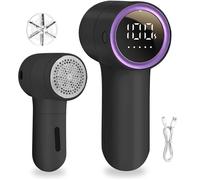 Rasoir anti-peluches - AUCUNELY - Électrique - Rechargeable - 5 vitesses - Affichage LED