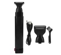 Rasoir Arrière Rechargeable Pour Hommes Épilateur Électrique Pour Le Corps Avec Tête En Acier Inoxydable Conception Pliante Et Télescopique Tondeuse De Sans Fil Portable
