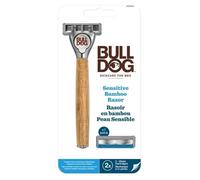 Rasoir - BULLDOG - Bamboo - 5 lames en acier - Peau sensible - Écologique