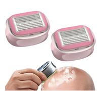 Rasoir chauve pour homme, rasoir chauve manuel, adapté au cuir chevelu, à la barbe, au visage, aux bras, aux jambes, outil de coupe de cheveux portable et étanche. Épilation du corps entier