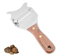 Rasoir Chocolat,Râpe à Truffe,Trancheuse à Fromage en Acier Inoxydable, Couteau à Dessert à Lame ondulée, trancheuse à Fromage Professionnelle, Outils culinaires Exquis pour Une Touche Parfaite
