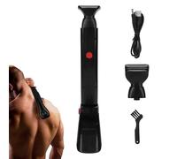 Rasoir De Dos - Épilation Pour Jambes De Tout Le Corps, Rasoir Pliable Pour Homme Avec Poignée Ergonomique, Cadeau D'anniversaire Pour Homme