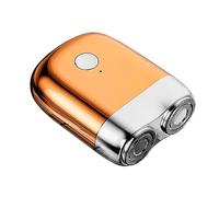 Rasoir de poche rechargeable portable pour homme, tondeuse à cheveux double tête, lavable à l'eau, type C rechargeable