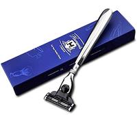 Rasoir de Précision 3 Lames - Rasoir de Rasage Ultra Précis pour Homme, Conception Ergonomique, Idéal pour les Barbes et Poils Faciaux, Coupe Précise et Douce