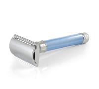 Rasoir de rasage Edwin Jagger delbe14bl Bleu Manche Long