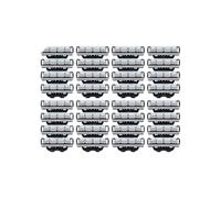 Rasoir De Sécurité 3 Couches En Acier Inoxydable, Compatible Avec Gillette, Mach 3, Lames De Rechange Et Recharges.(32 Pcs)