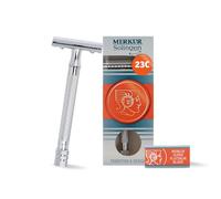 MERKUR Rasoir de sécurité 23C - Manche Long - Chrome